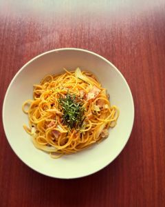 きのこの和風パスタ