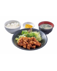 元祖豚唐揚げ定食 W盛り